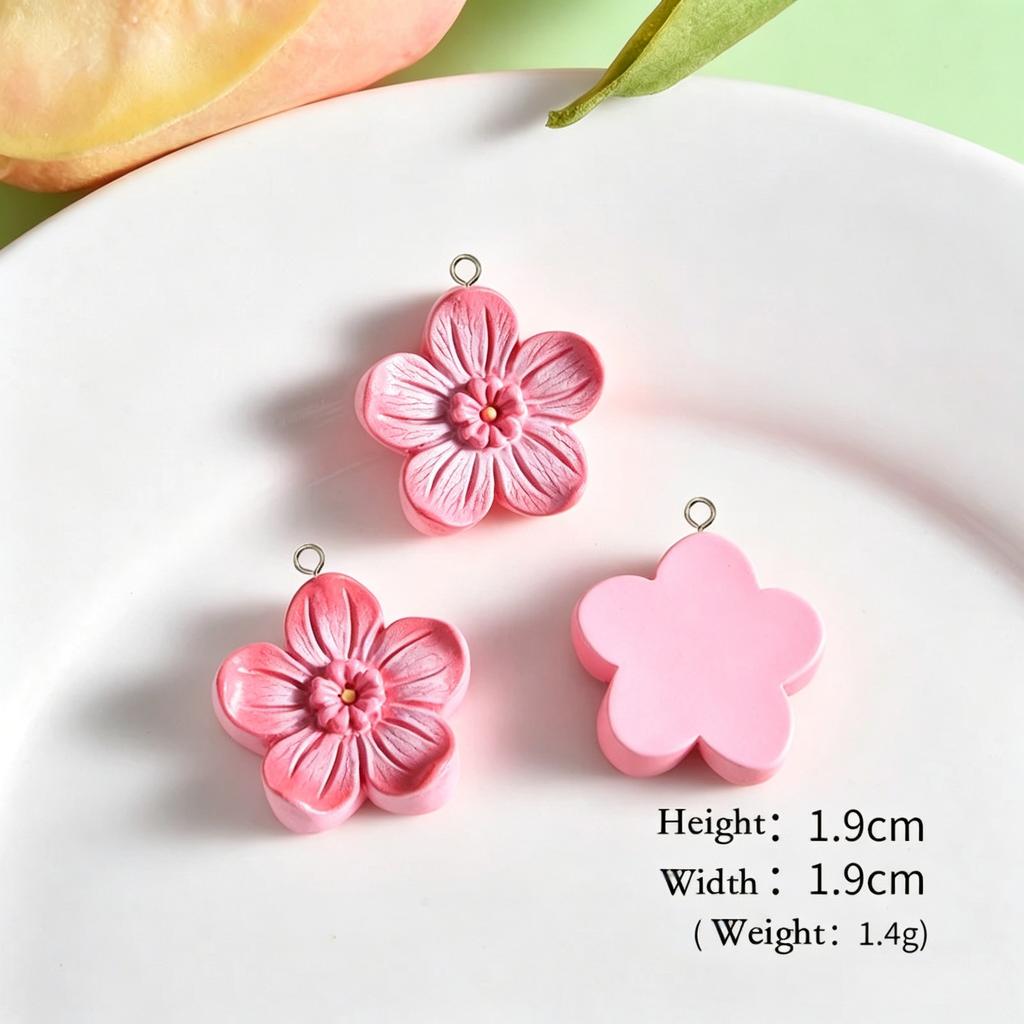 10Pcs Cute Resin Charms, Mixed Ice Cream Flower Lollipop Pendants for Keychain & Earrings