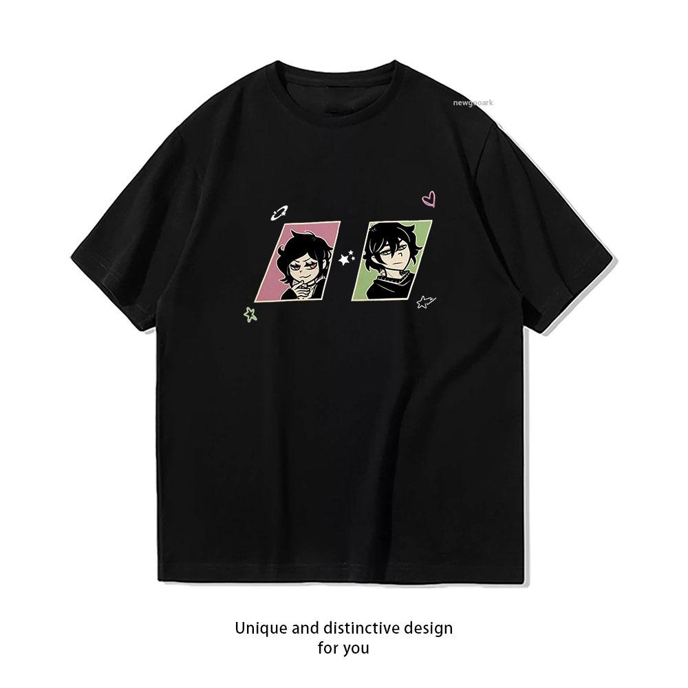 The Coffin Of Andy And Leyley Vintage Aesthetic Symmetrical Design Tshirt Woman Men Summer Casual Oneck Graphic T Shirts