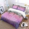 Christian Bedding Set with Lilies & Verse Bedding set (1 duvet cover, 2 pillowcases, duvet not included)