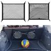 Universal Large Car Cargo Net Nylon Elastic Mesh Luggage Cargo Storage Pickup Tidy Net for Van SUV Truck Mesh Network Pocket