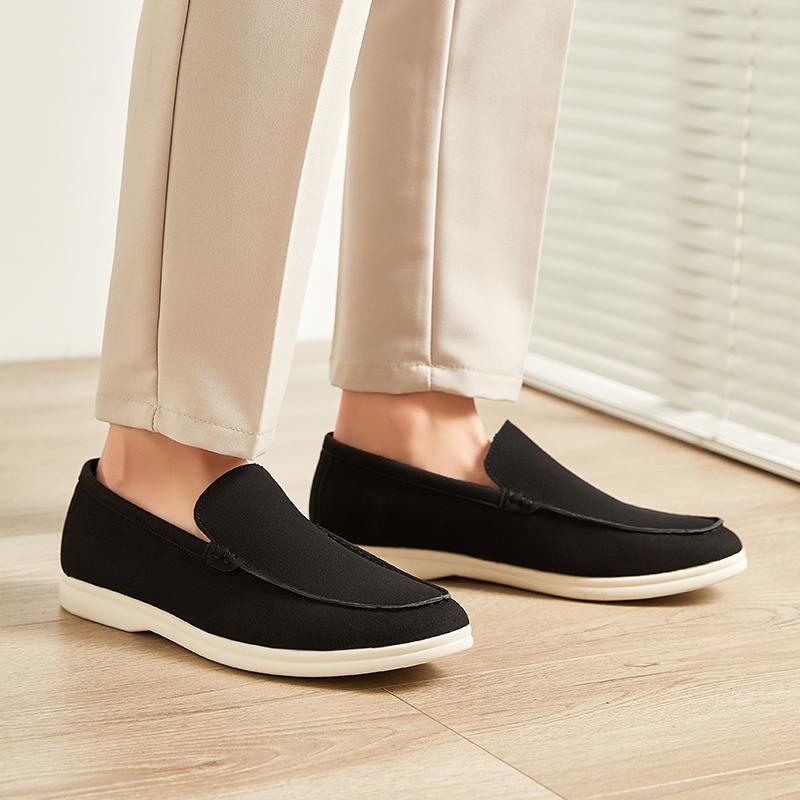 Fashion Men Business Loafers European and American Casual Soft Leather Lightweight Driving Fashion Shoes British Gentleman Shoes Men