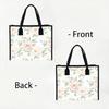 Elegant Floral Print Tote Bag for Daily Use