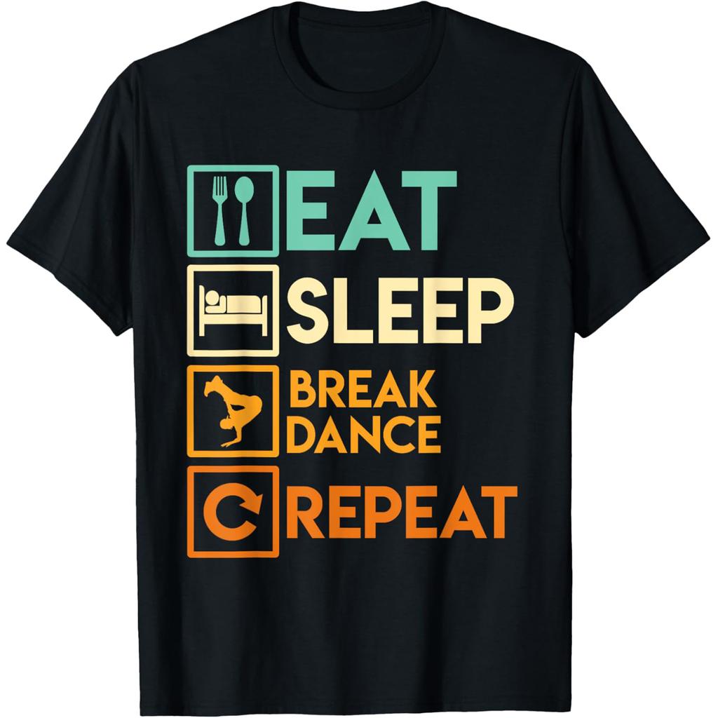 Funny Astronaut Breakdance Space Humor Planet Disco Joke T Shirts Men Streetwear Tee Shirt Short Sleeve Unisex Loose Clothing