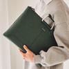 Tantin Taylor Men'S Leather Briefcase T11003 Green / Medium