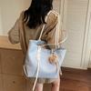 Sommer Neue Einfarbige PU Süße Elegante Leichte Luxus Tragetasche Modische und Einfache Pendel-Freizeit-Schultertaschen für Damen