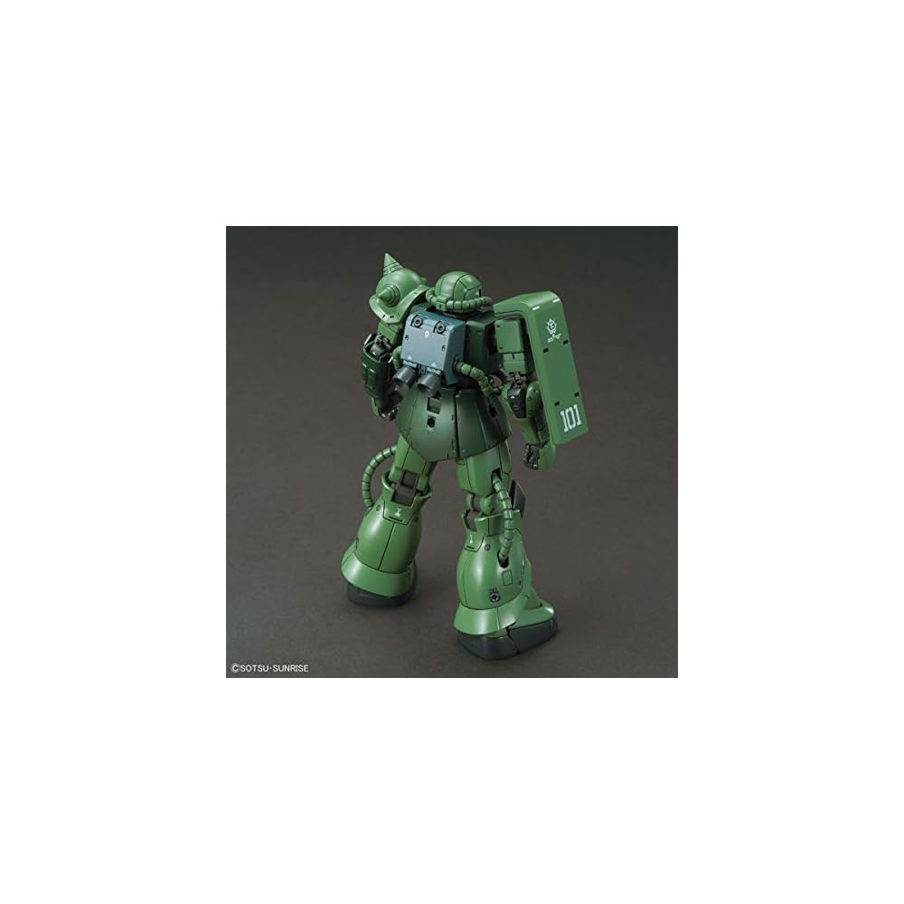 Bandai Spirits HG Mobile Suit Gundam The Origin Zaku II C-6/R6 1/144 Scale Color-Coded Plastic Model Kit