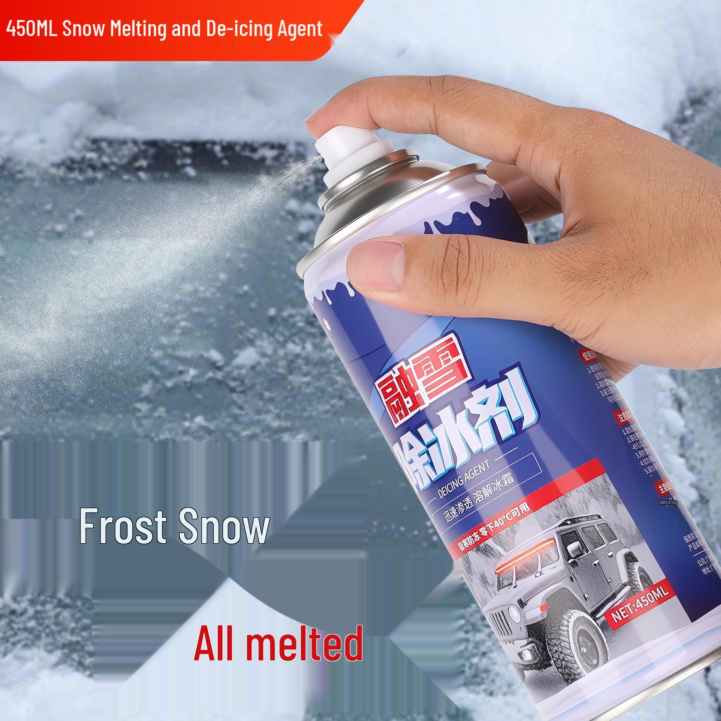 

Car Windshield & Window De-Icer Snow Melter 450ML
