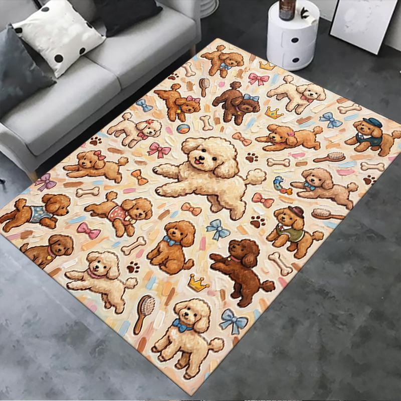 2025 New Cute Puppy Carpet Rug for Living Room Bedroom Home Sofa Decoration,Kids Play Non-slip Floor Mat