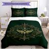 3pcs Duvet Cover Set (1*Duvet Cover + 2*Pillowcase, Without Core), The Legend of Zelda Print Soft All‑Season Bedding Set, Home Bedroom Decor Gift
