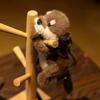 Cute Otter Plush Keychain Realistic Stuffed Otter Animal Pendant Doll Soft Plushies Key Ring for Bag Decoration Gifts Girl