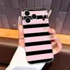 Stripe pattern Phone Case For iPhone17,16,15,14,13,12,11 Plus,Pro Max Soft Transparent Cover