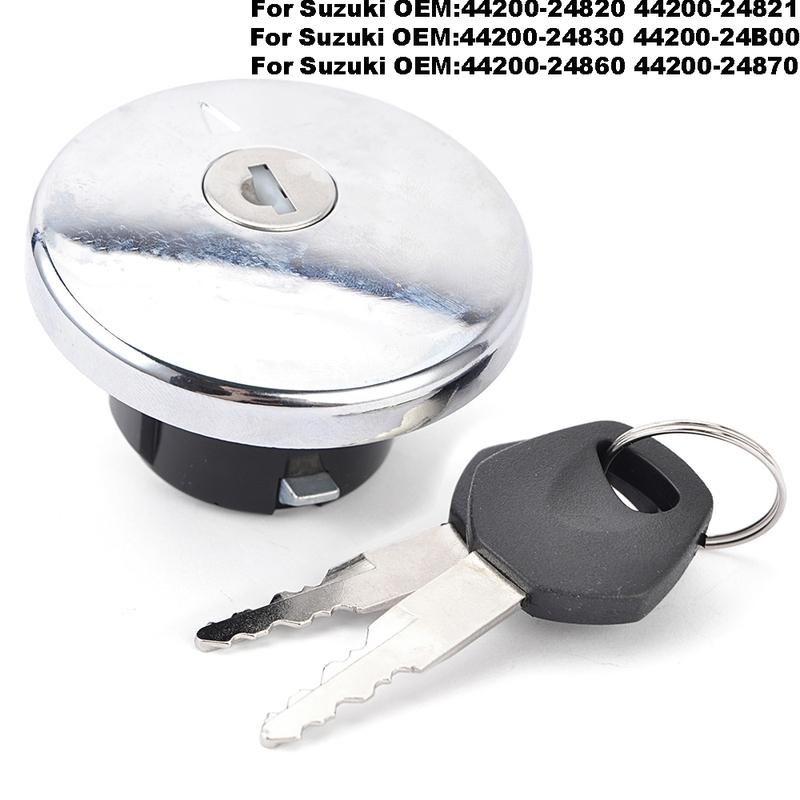 Fuel Gas Tank Cap Cover with Key For Suzuki VS1400 Intruder 1400 Boulevard S83 LS650BL LS650 Boulevard S40 LS400 Savage