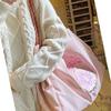 Spring Summer Embroidery Eco Single Shoulder Bag Double Layer Thickening Tote Bag Nylon Braided