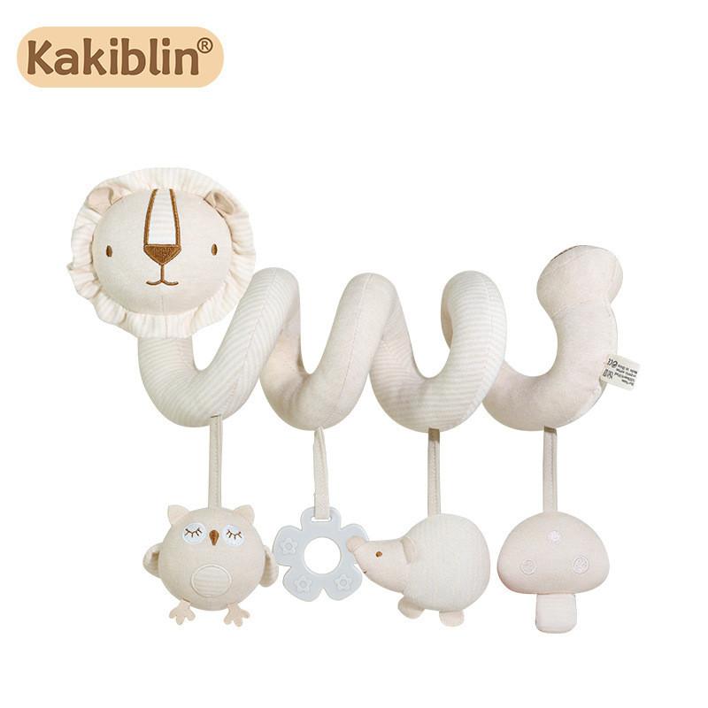 Baby Organic Cotton Bed Crib Mobile With Visual And Auditory Stimulation For Infant Development
