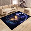 New Product Dreamlike Forest Night Moon  Carpet for Living Room Bedroom Bedside Floor Mat Cloakroom Children Play Mat Area Rug