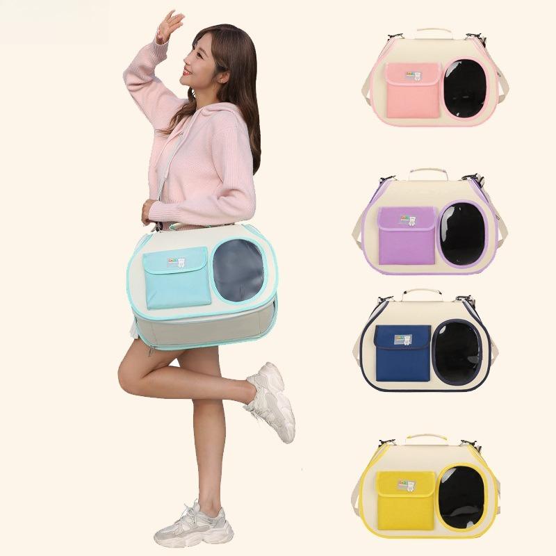 Portable Cat Bag Outing Pet Handbag Single Shoulder Crossbody Dog Bag Cat Bag Carriers Puppy Suitable for 7.5kg Cats Products
