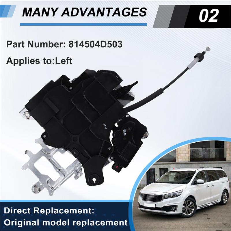 Sliding Door Lock Actuator Assembly Rear Door Lock Latch For KIA Sedona Carnival 2007-2014