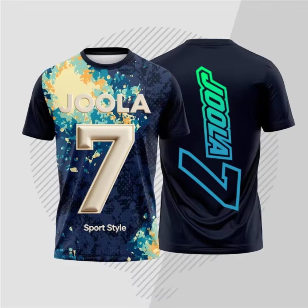 Men's Round Neck Short Sleeved T-shirt for Summer, Sweat Wicking and Non Breathable Loose Top, Casual and Fashionable Pull