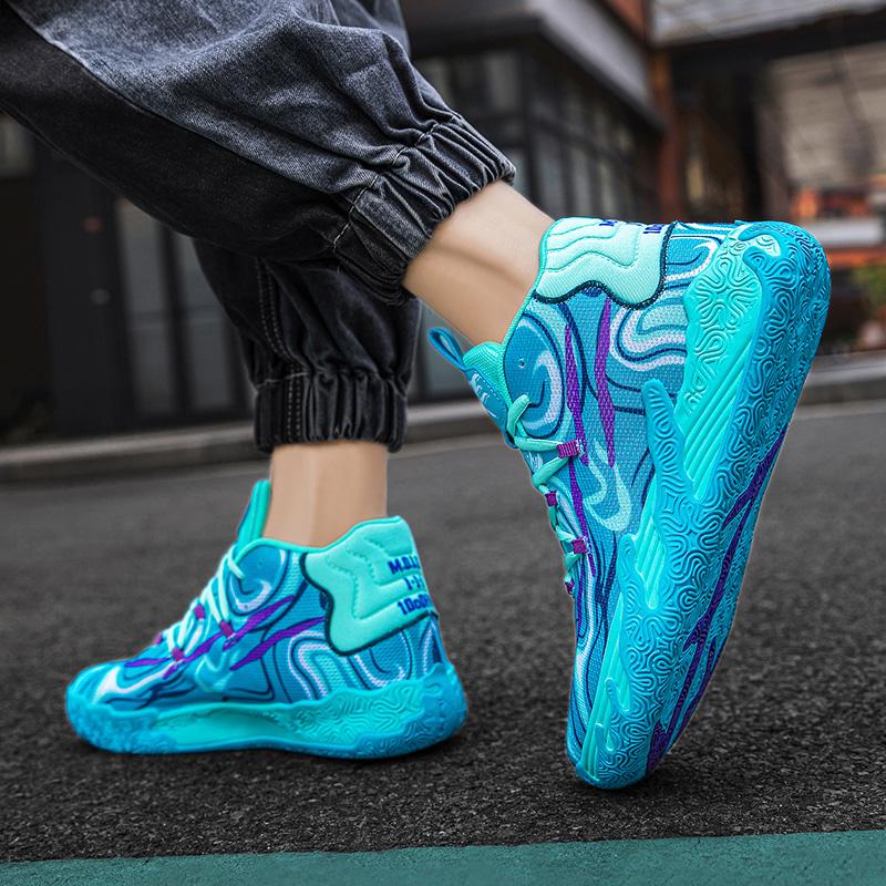 Pantofi de Baschet pentru Bărbați de Înaltă Calitate cu Amortizare pe Teren, Brand de Antrenament, Ghete de Baschet de Stradă pentru Femei, Adidași de Tenis Atletici Unisex