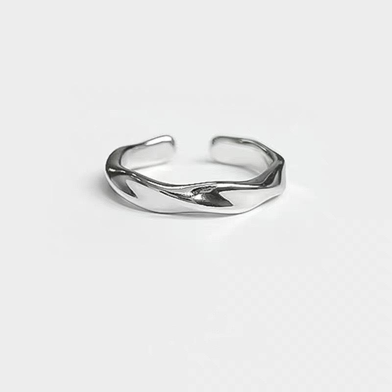 Men's and Women's Cold Style Fashionable Simple Niche High-end Ring