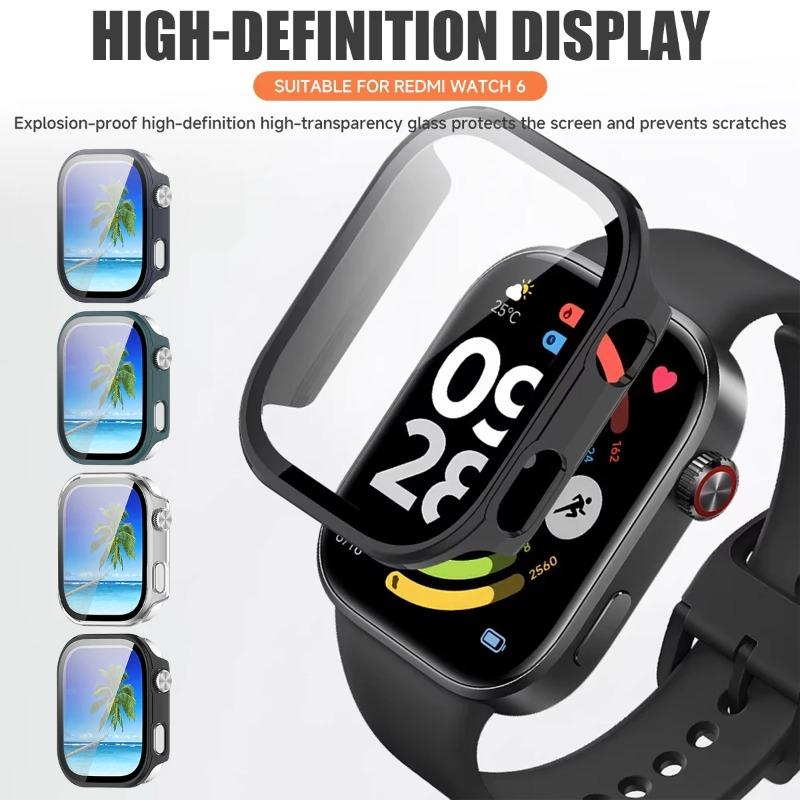 Case for Xiaomi Redmi Watch 6 Screen Protector Case Soft TPU All-Around Protective Bumper Cover for Redmi Watch6 Accessories