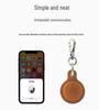 Genuine Leather Pet Anti-Lost Keychain for Apple AirTag Tracker