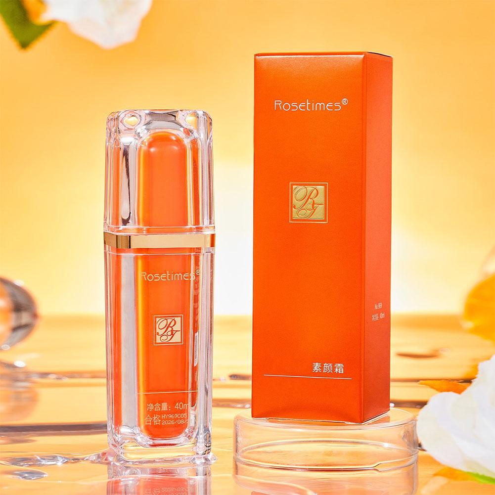 Five Vitamin C Brightening Cream Primer Primer Brightening Moisturizer Care Cream Natural Skin X3Y2