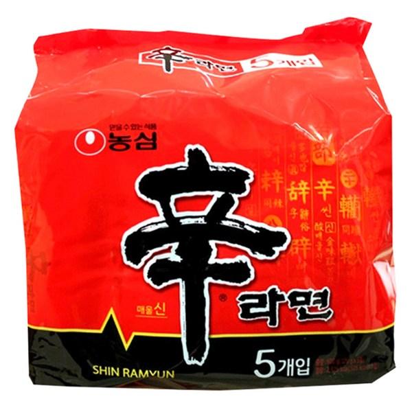 

Nongshim Shin Ramyun 120g, 5 pieces