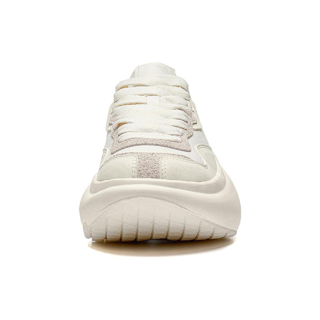 Li Ning Yun You Ocra Comfortable Cushioning Slip Resistant Abrasion Resistant Low Top Casual Shoes Unisex Beige AZGT087-1