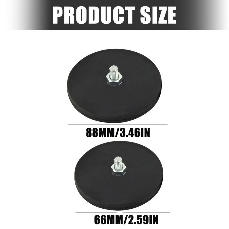 Drill Free Magnetic Mounting System 66mm/88mm Diameter Heavy Duty Base Adjustable Light Bracket for Offroad Lighting