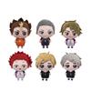 Haikyuu Plüschanhänger Bd. 3 - Komplettes Set von 6 (Ca.. 8 cm) (Yu Nishinoya, Ryunosuke Tanaka, Wakatoshi Ushijima, Satori Tendou, Atsumu Miya, Osamu