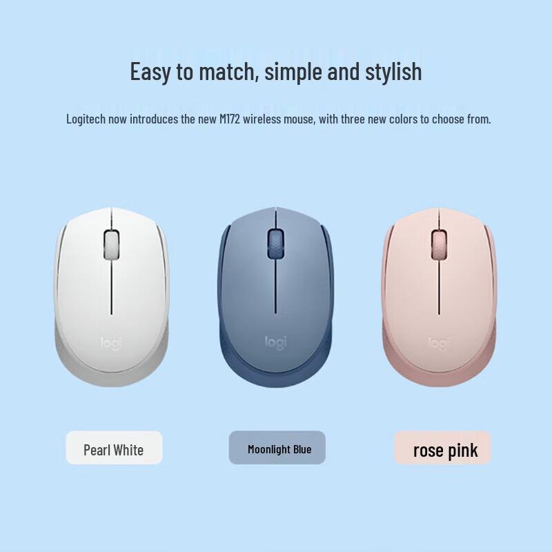 Logitech M172 Wireless Ambidextrous Mouse