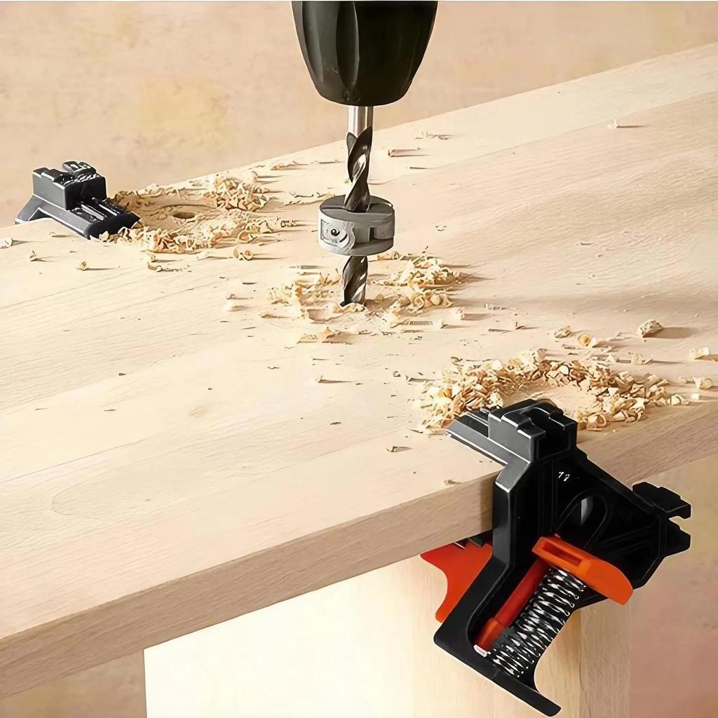 Professional Woodworking 90 Degree Right Angle Clamps Premium Accurate Frame Cabinet Assembly Tools for Carpentry DIY