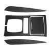 4Pcs Carbon Fiber Console Gear Shift Kit Cover Trim For Infiniti FX35/37/50 QX70