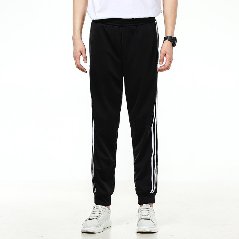 Adidas Side Stripe Training Joggers Men Bottoms Black H31304