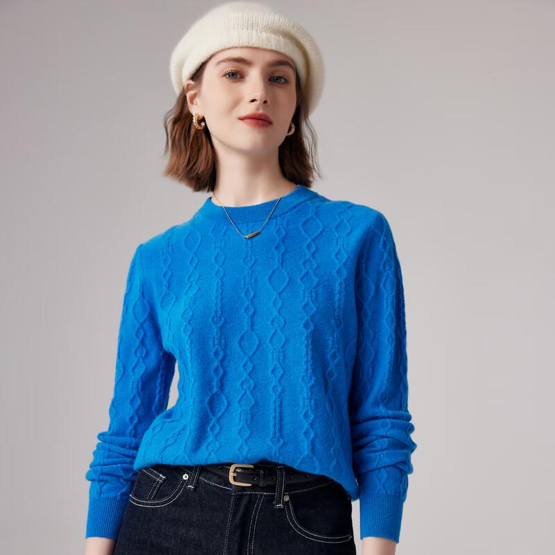 Paro Women's 100% Cashmere Cable Knit Sweater