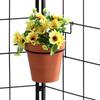 Iron Art Material Railing Flower Pot Hanger Plant Display Stand  Balcony Decoration