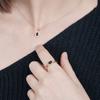 ELLE Jewelry Ella Oval Onyx Ring ELBRWR130