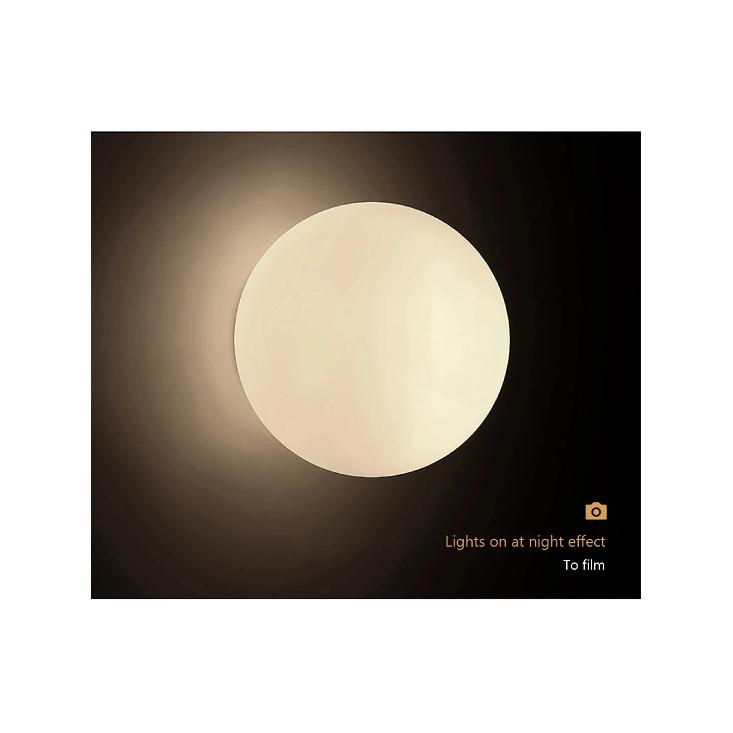 Nordic LED Glass Wall Light Milk White Color Ball Ceiling Light Minimalist Bathroom Corridor Balcony Bedroom Entrance Lighting