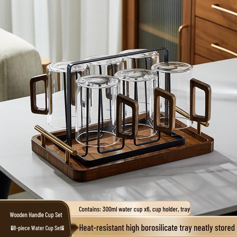 High Borosilicate Glass Water Cup Set