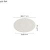 Rock Texture Relief Ceramic Flat Plate Circular Dessert Plate Steak Plate Serving Plates Molecular Cuisine Creative Tableware
