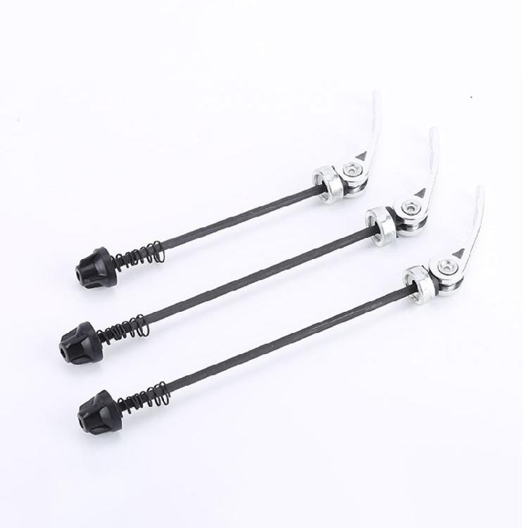 2 Pcs Front Rear Bike Axles Wheel Hub Skewers Bicycles Quick Release Lever