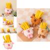 Adorable Capybara French Fries Plush Toy Cute Animal Doll Perfect Gift For Kids