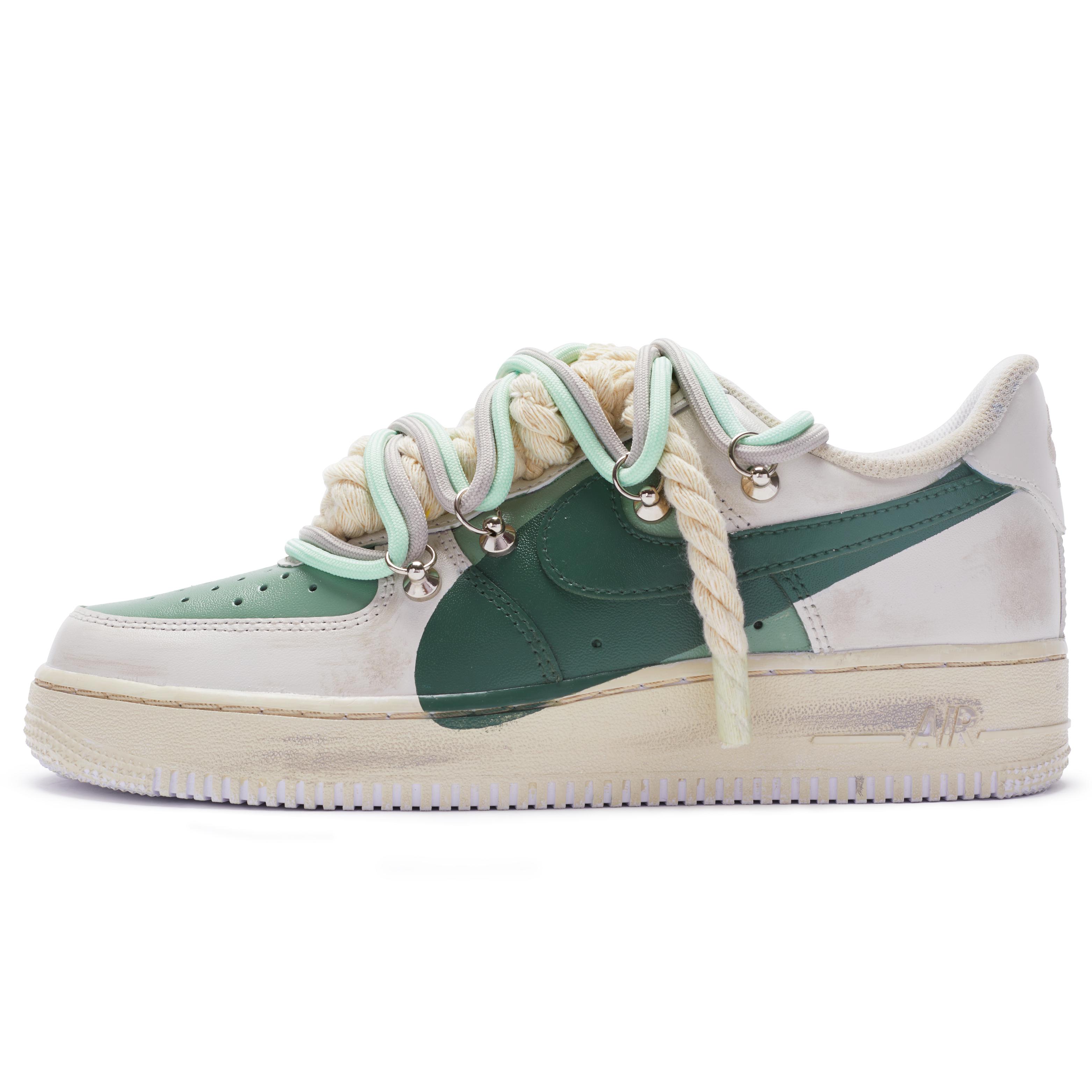 

Nike Air Force 1 Leather Slip Resistant Abrasion Resistant Low top Skateboard Shoes Men s Jasper Beige CW2288-111(Team80- T10 ) 40