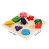 Pet Educational Parrot Interactive Training Colorful Wooden Block Birds Puzzle Supplies DIY Toy Accessories