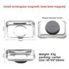 Ciotola Magnetica Rotonda/Quadrata, Resistente con Vassoio Magnetico in Acciaio Inossidabile per Facile Accesso e Prevenzione della Perdita di Parti