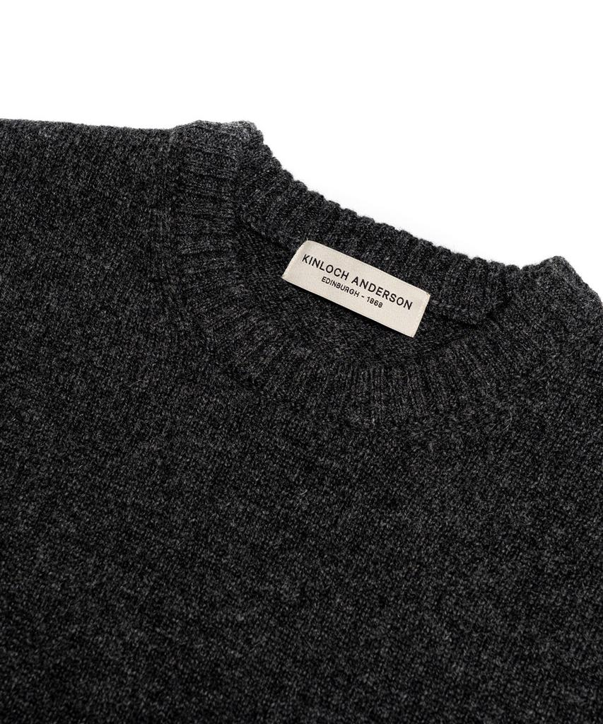 Edeunbeoleokeulleob Shetland Wool Anchor Knit (Charcoal)