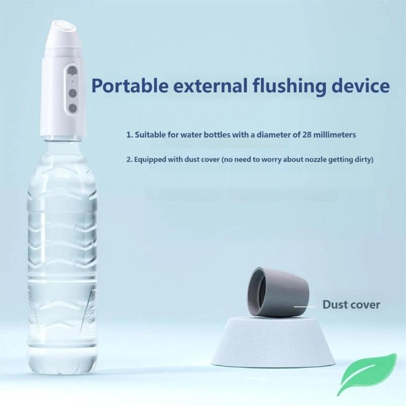 Space Efficient Manual Cleanser Featuring Flexible Water Tank And IPX7 Resistance For Outdoor Use
