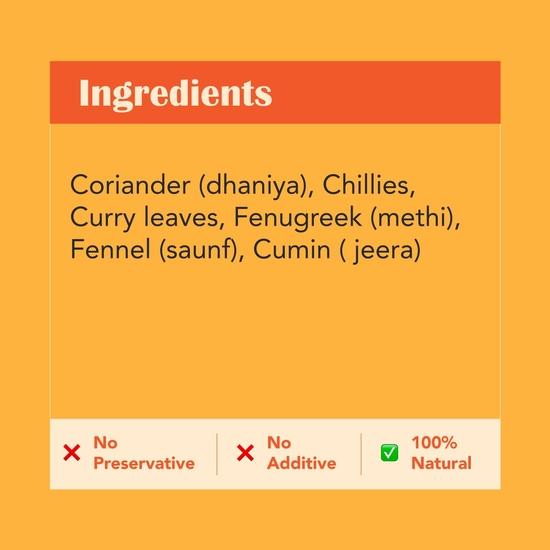 Home Kouzina Travancore Sambhar Powder - 100G | Authentic South Indian Spice Blend for Traditional Sambhar| No Artificial Additives