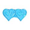 Versatile Resin Casting Mold Necklace Pendant Mold Heart Shape DIY Jewelry Making Molds for Creating Jewelry Keychains
